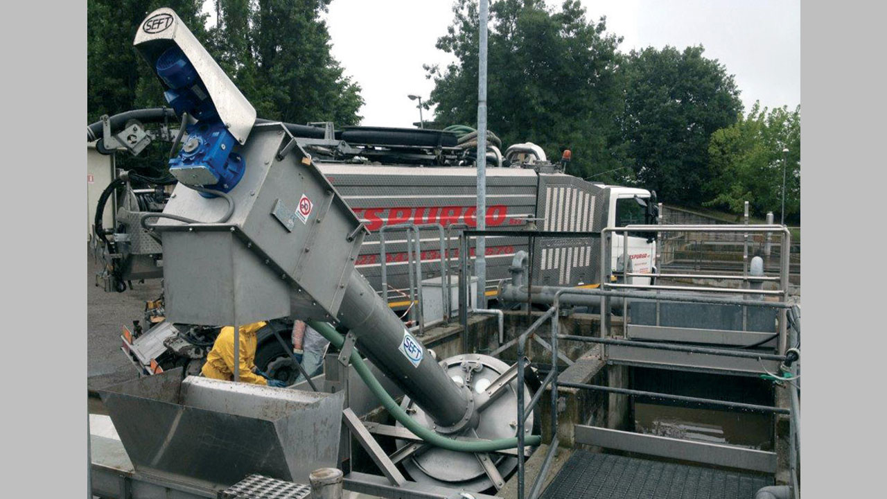 Filtrococlea a tamburo rotante grigliatura fine SEFT