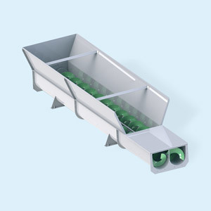 Double Screw Conveyor customized SEFT