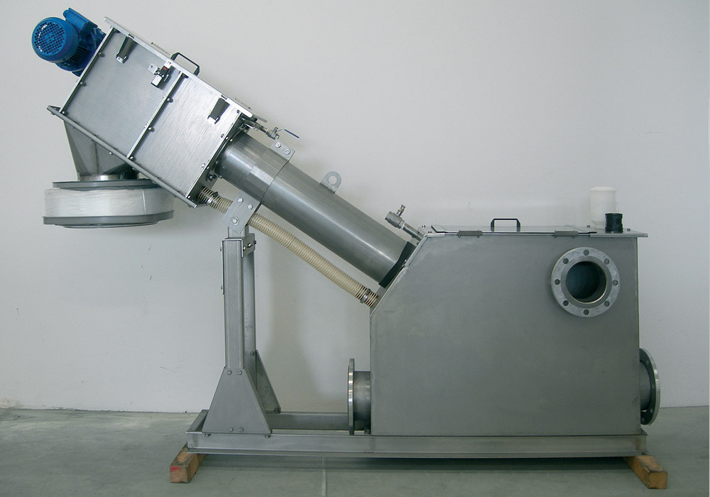 Filtococlea in contenitore con compattatore | SEFT